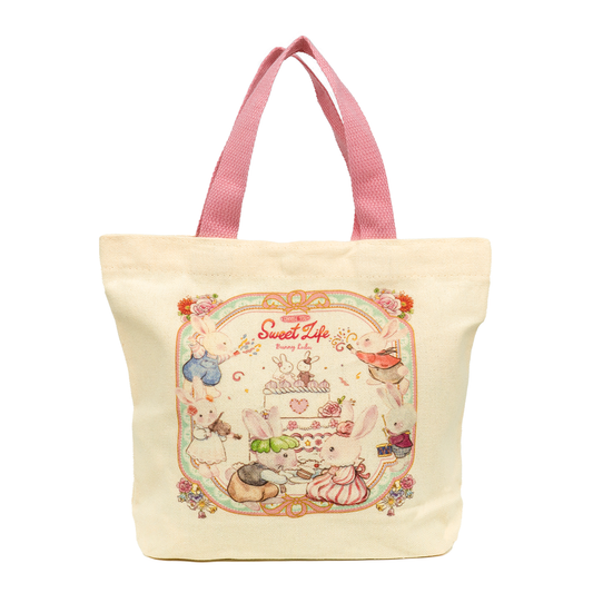 Bunnylulu Canvas Tote Bag × Adorable Portable Mini Bag